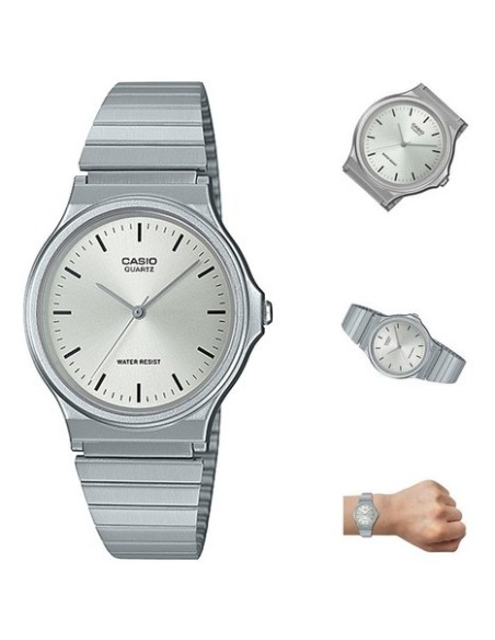 reloj hombre Casio  MQ-24D-7EJH correa acero clásico cierre ajustable