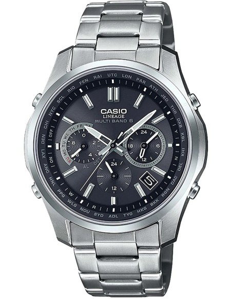 solar Titanio cronógrafo hombre Casio Lineage LIW-M610TSE-1AJF JDM 41.6mm 50m WR cristal de zafiro