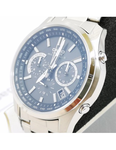 solar Titanio cronógrafo hombre Casio Lineage LIW-M610TSE-1AJF JDM 41.6mm 50m WR cristal de zafiro