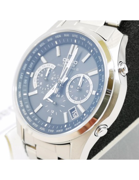 solar Titanio cronógrafo hombre Casio Lineage LIW-M610TSE-1AJF JDM 41.6mm 50m WR cristal de zafiro