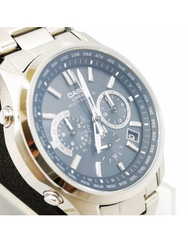 solar Titanio cronógrafo hombre Casio Lineage LIW-M610TSE-1AJF JDM 41.6mm 50m WR cristal de zafiro