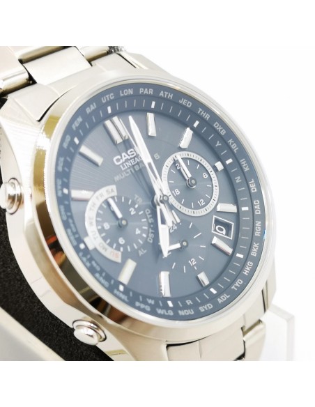 solar Titanio cronógrafo hombre Casio Lineage LIW-M610TSE-1AJF JDM 41.6mm 50m WR cristal de zafiro