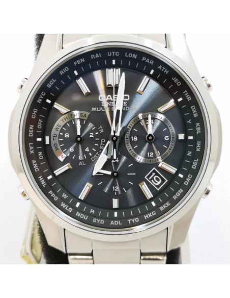 solar Titanio cronógrafo hombre Casio Lineage LIW-M610TSE-1AJF JDM 41.6mm 50m WR cristal de zafiro