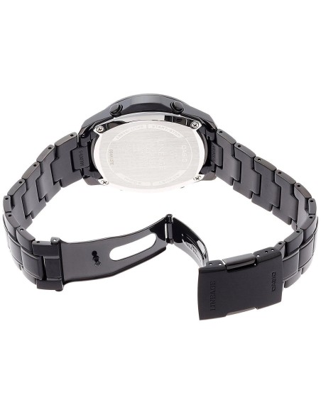 radiocontrol solar cronógrafo hombre Casio Lineage Black Stealth  LIW-M610DB-1AJF JDM 46,3 × 41,6 × 10,6