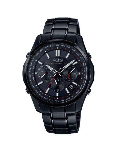 radiocontrol solar cronógrafo hombre Casio Lineage Black Stealth  LIW-M610DB-1AJF JDM 46,3 × 41,6 × 10,6