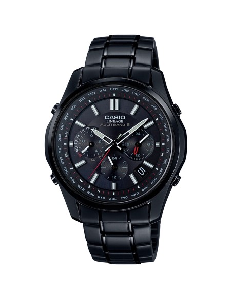 radiocontrol solar cronógrafo hombre Casio Lineage Black Stealth  LIW-M610DB-1AJF JDM 46,3 × 41,6 × 10,6