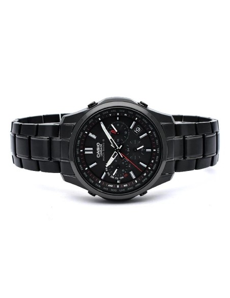 radiocontrol solar cronógrafo hombre Casio Lineage Black Stealth  LIW-M610DB-1AJF JDM 46,3 × 41,6 × 10,6