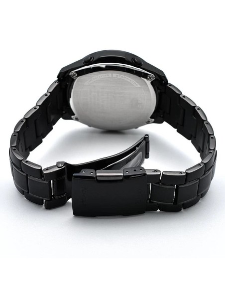radiocontrol solar cronógrafo hombre Casio Lineage Black Stealth  LIW-M610DB-1AJF JDM 46,3 × 41,6 × 10,6