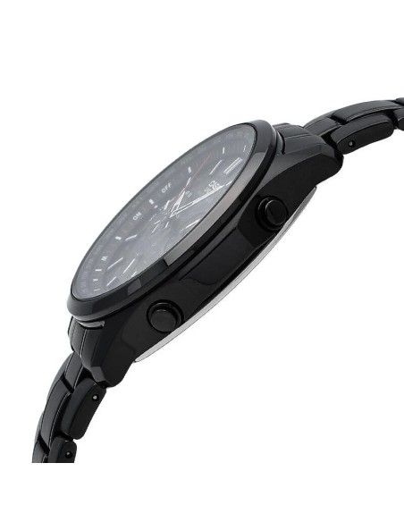 radiocontrol solar cronógrafo hombre Casio Lineage Black Stealth  LIW-M610DB-1AJF JDM 46,3 × 41,6 × 10,6