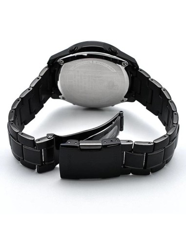 radiocontrol solar cronógrafo hombre Casio Lineage Black Stealth  LIW-M610DB-1AJF JDM 46,3 × 41,6 × 10,6