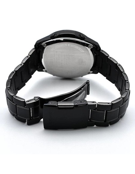 radiocontrol solar cronógrafo hombre Casio Lineage Black Stealth  LIW-M610DB-1AJF JDM 46,3 × 41,6 × 10,6