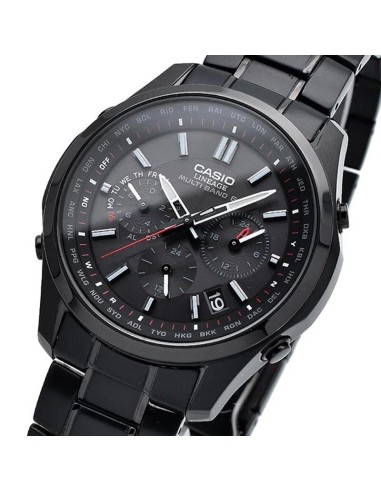 radiocontrol solar cronógrafo hombre Casio Lineage Black Stealth  LIW-M610DB-1AJF JDM 46,3 × 41,6 × 10,6