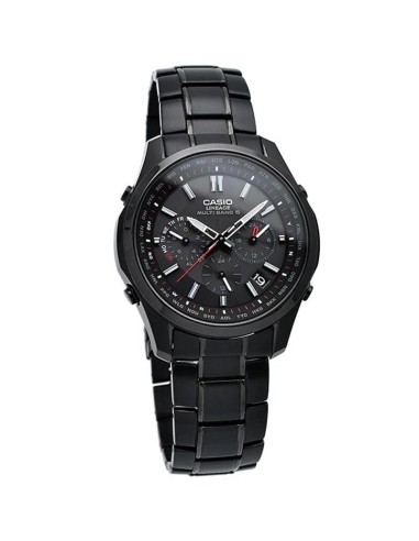 radiocontrol solar cronógrafo hombre Casio Lineage Black Stealth  LIW-M610DB-1AJF JDM 46,3 × 41,6 × 10,6