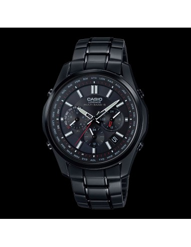 radiocontrol solar cronógrafo hombre Casio Lineage Black Stealth  LIW-M610DB-1AJF JDM 46,3 × 41,6 × 10,6