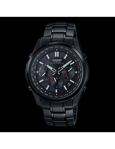 radiocontrol solar cronógrafo hombre Casio Lineage Black Stealth  LIW-M610DB-1AJF JDM 46,3 × 41,6 × 10,6
