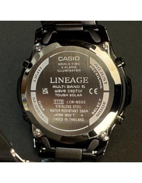 radiocontrol solar hombre Casio Lineage LCW-M300DB-1AJF JDM 42.8mm 50m