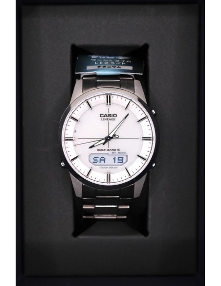 radiocontrol solar titanio hombre Casio Lineage  LCW-M170TD-7AJF JDM 39.5mm 50m WR