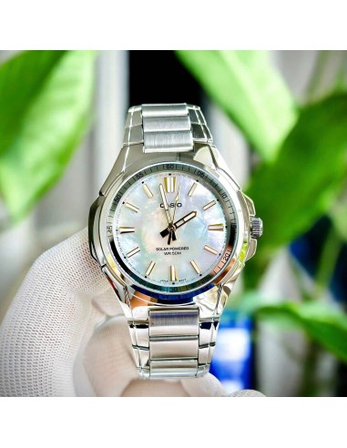 Solar Casio MTP-RS100S-7AV 46mm 50m WR correa de acero