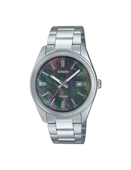 cuarzo clásico hombre Casio Collection MTP-1302DS-1AV Madreperla 38.5mm 50m correa de acero