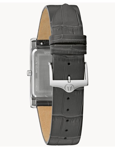 reloj hombre cuarzo Bulova Sutton “Tank”  96B443 29mm (ancho de la caja) cristal de zafiro anti-reflejos  correa de cuero