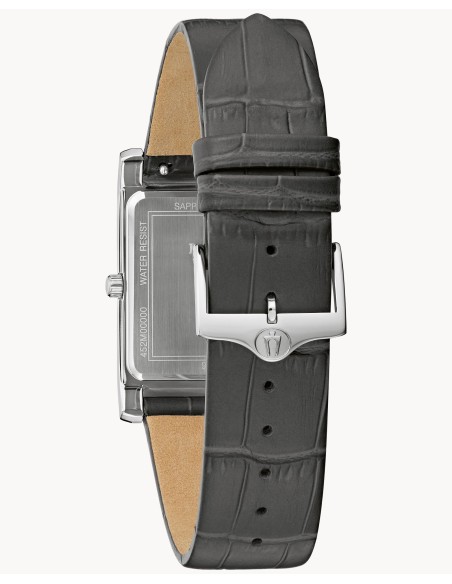 reloj hombre cuarzo Bulova Sutton “Tank”  96B443 29mm (ancho de la caja) cristal de zafiro anti-reflejos  correa de cuero