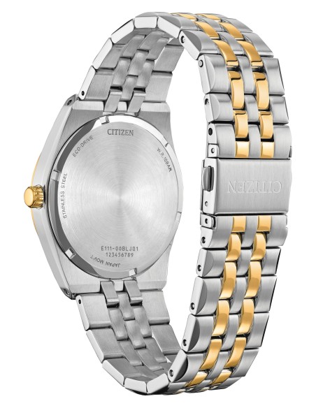 Reloj solar hombre Citizen Corso Diamonds BM7644-51E 40mm 100m WR correa de acero