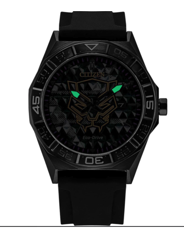solar hombre Citizen Marvel Black Panther AW1858-03W Limited Edition 60th Anniversary