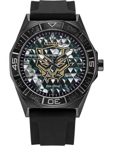 solar hombre Citizen Marvel Black Panther AW1858-03W Limited Edition 60th Anniversary