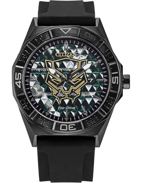 solar hombre Citizen Marvel Black Panther AW1858-03W Limited Edition 60th Anniversary