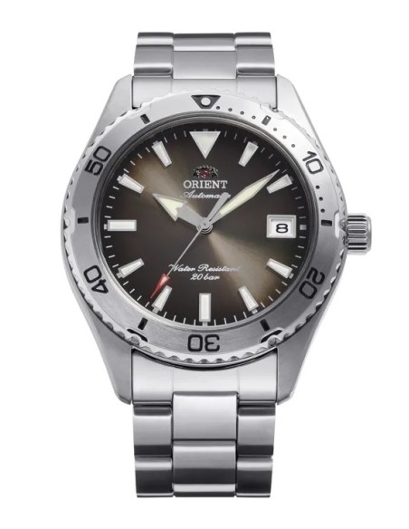 automático buceo hombre Orient Mako Mocha RA-AC0Q15Y 39.9mm cristal de zafiro
