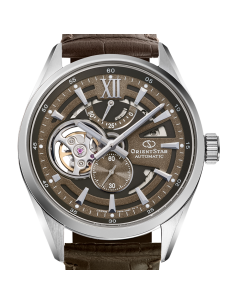 automático hombre Orient Star Contemporary Skeleton Mocha Kohaku   RE-AV0139Y 41mm cristal de zafiro 2