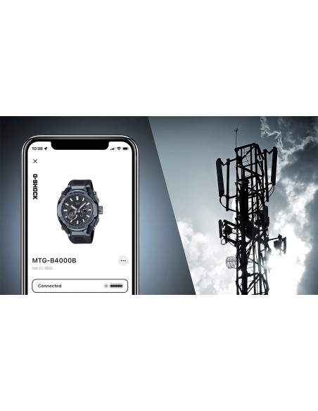 radiocontrol solar Bluetooth hombre Casio G-SHOCK MTG-B4000B-1AJF JDM Black IP Carbon