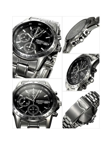 cronógrafo cuarzo hombre Seiko Chronograph SND367P1 JDM 40mm Calibre 7t92 100m