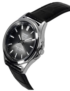 solar Casio Classic MTS-RS100L-1AV 41.7mm 50m WR correa de cuero Cristal de zafiro 2