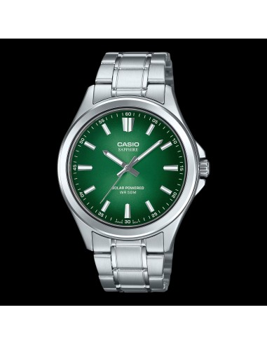 solar hombre Casio MTS-RS100D-3A 41.7mm 50m WR cristal de zafiro