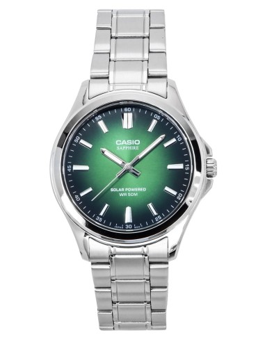 solar hombre Casio MTS-RS100D-3A 41.7mm 50m WR cristal de zafiro