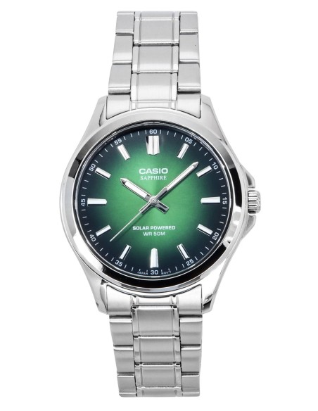 solar hombre Casio MTS-RS100D-3A 41.7mm 50m WR cristal de zafiro