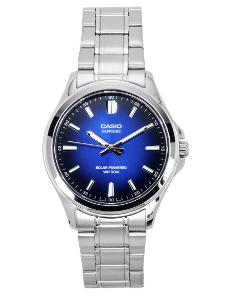 solar hombre Casio MTS-RS100D-2AV 41.7mm 50m WR cristal de zafiro