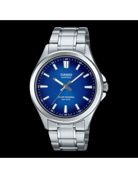 solar hombre Casio MTS-RS100D-2AV 41.7mm 50m WR cristal de zafiro