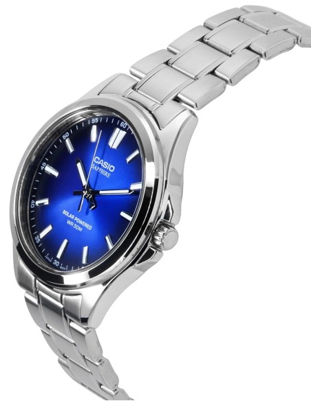 solar hombre Casio MTS-RS100D-2AV 41.7mm 50m WR cristal de zafiro