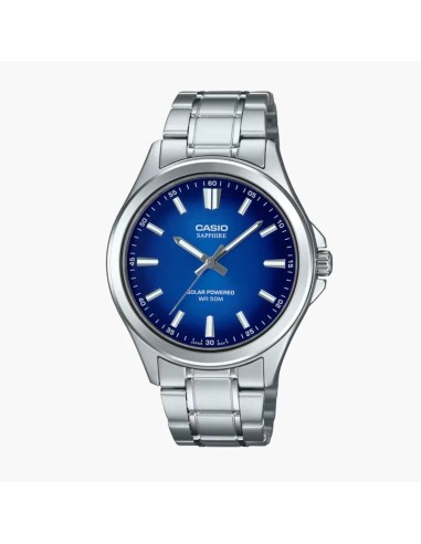 solar hombre Casio MTS-RS100D-2AV 41.7mm 50m WR cristal de zafiro