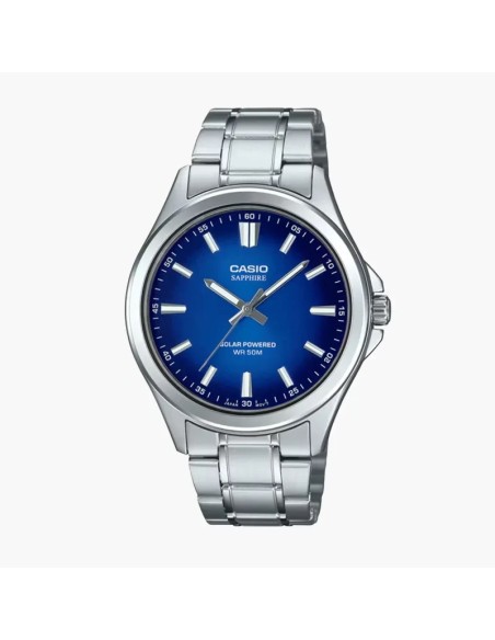 solar hombre Casio MTS-RS100D-2AV 41.7mm 50m WR cristal de zafiro