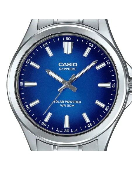 solar hombre Casio MTS-RS100D-2AV 41.7mm 50m WR cristal de zafiro