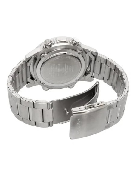 reloj analógico digital hombre Casio AMW-880D-1AV 50m WR Hora Mundial 10 años batería 3 alarmas diarias