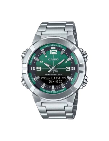 analógico digital Casio  AMW-870DA-3AV 51.5 × 44 × 12.3 mm 50m WR 10 años de batería