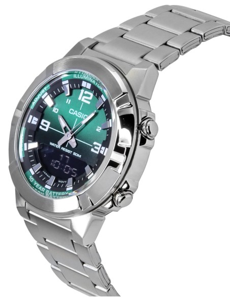 analógico digital Casio  AMW-870DA-3AV 51.5 × 44 × 12.3 mm 50m WR 10 años de batería
