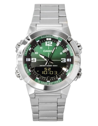 analógico digital Casio  AMW-870DA-3AV 51.5 × 44 × 12.3 mm 50m WR 10 años de batería