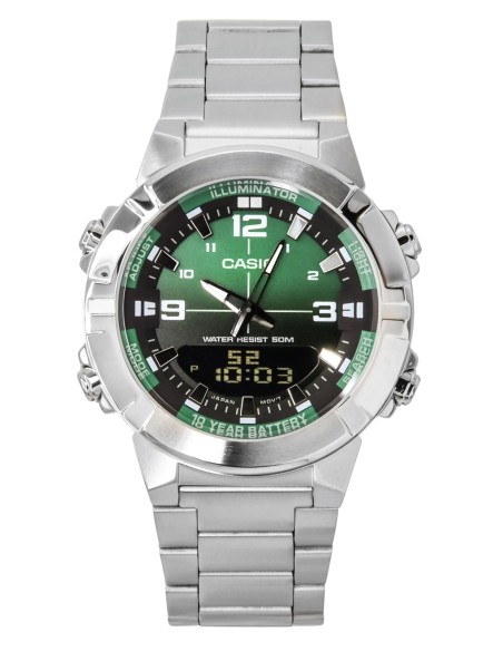 analógico digital Casio  AMW-870DA-3AV 51.5 × 44 × 12.3 mm 50m WR 10 años de batería