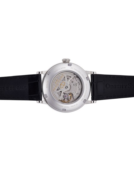 Reloj automático hombre Orient Star RE-AU0002S dial blanco 38.7mm Cristal de zafiro anti-reflejo 50h Reserva de marcha