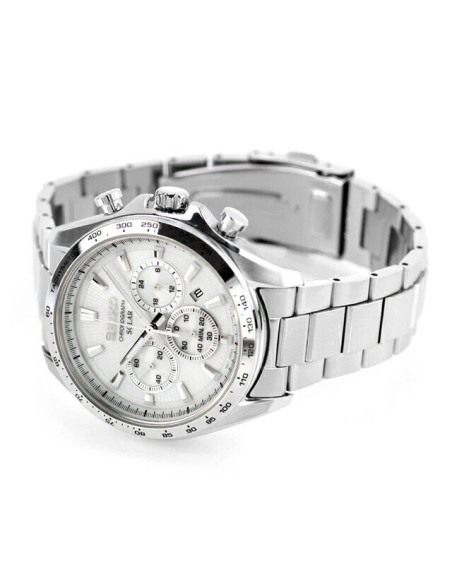 solar Seiko Raise the Future  SBPY179 JDM 42.2mm 100m WR correa de acero